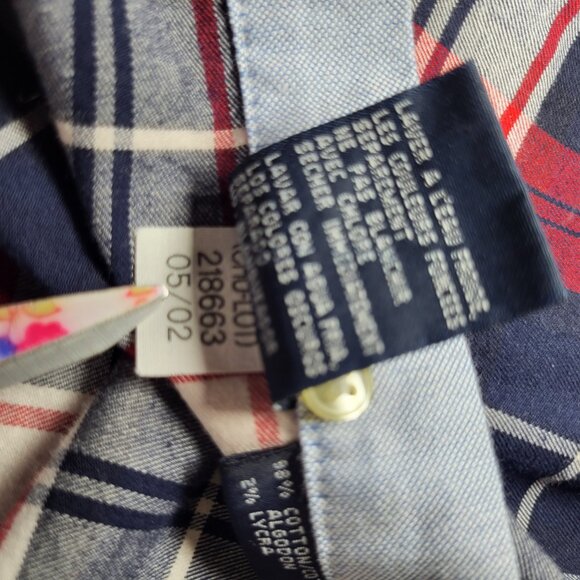 Vintage Tommy Hilfiger Men Plaid Long Sleeve Button Up Shirt Preppy Classic Y2k. - Picture 6 of 7